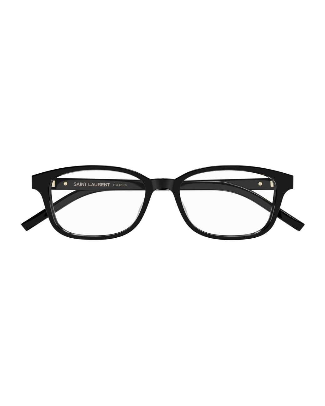 Saint Laurent Black Sl M151/J 001 Optical Frames Acetate Transparent Squared