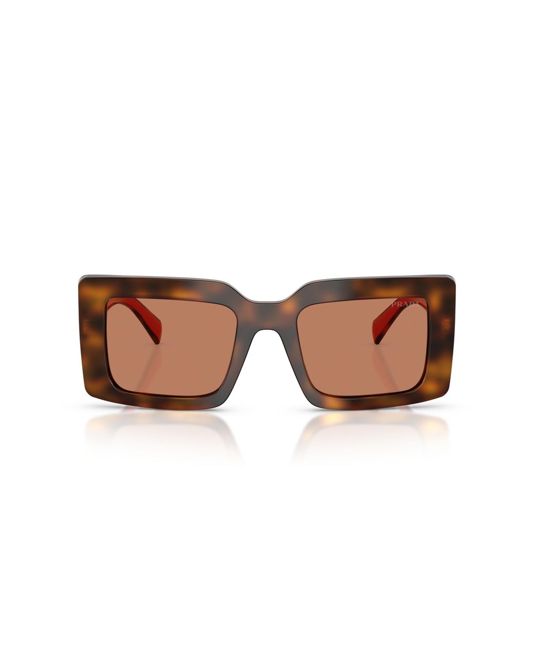Prada Black Pr D01S 01K90Q Sunglasses Acetate Squared Normal