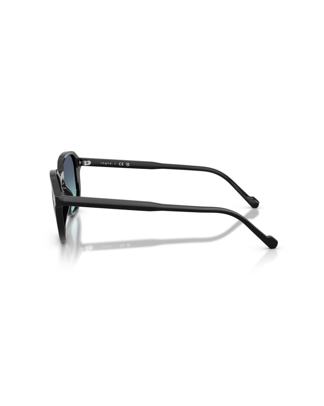 Vogue Eyewear Black Vo5707S W44/4S Sunglasses Acetate Geometric Normal Nuanced for men
