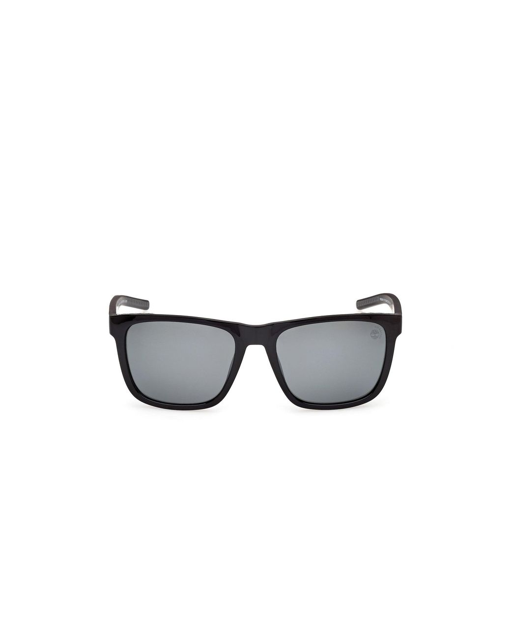 Timberland Black Tb00086 01D Sunglasses Injected Smoke Squared Polarized for men