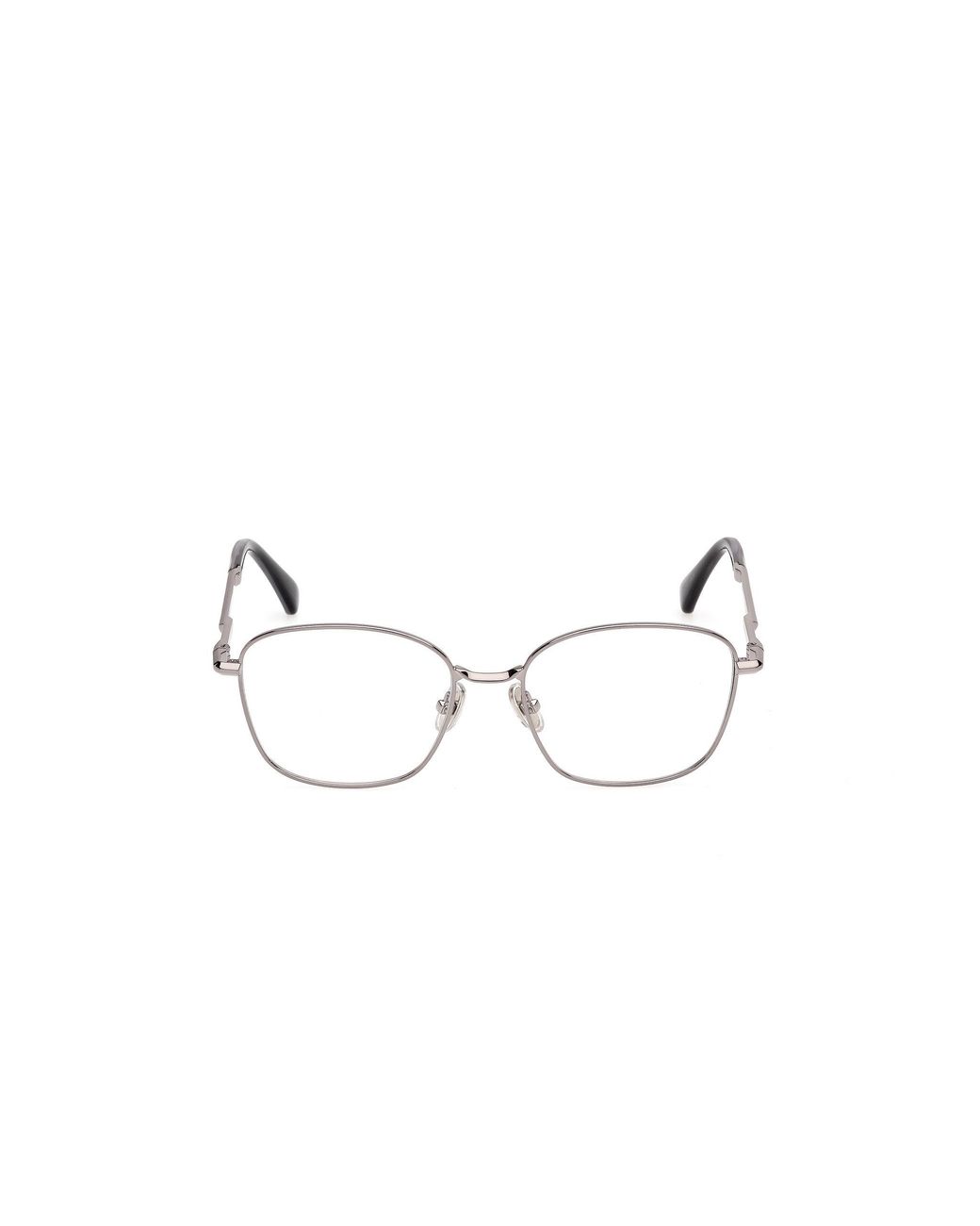 Max Mara Black Mm5246 36 Optical Frames Metal Squared Normal