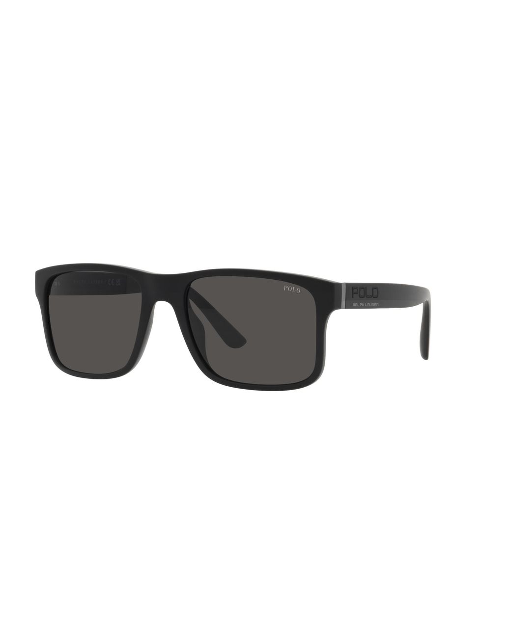 Polo Ralph Lauren Black Ph4195U 500187 Sunglasses Injected Geometric Normal for men