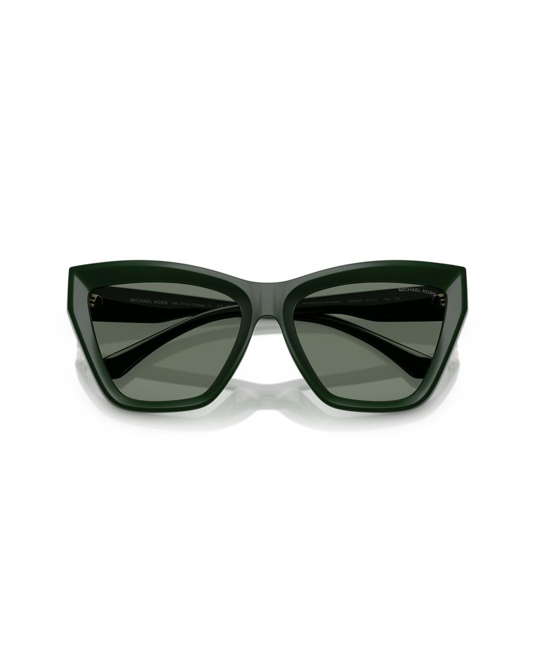 Michael Kors Green Mk2211U Dubai 40063H Sunglasses Injected Cat Eye Normal