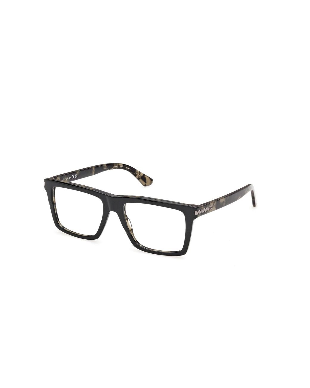 Web Black We5483 98 Optical Frames Acetate Squared Normal for men