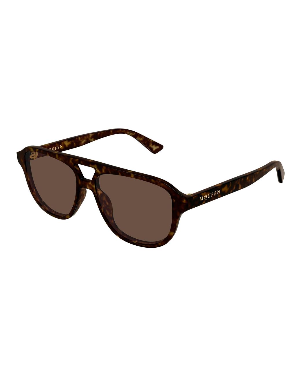 McQueen Black Am0573S 002 Sunglasses Acetate Pilot