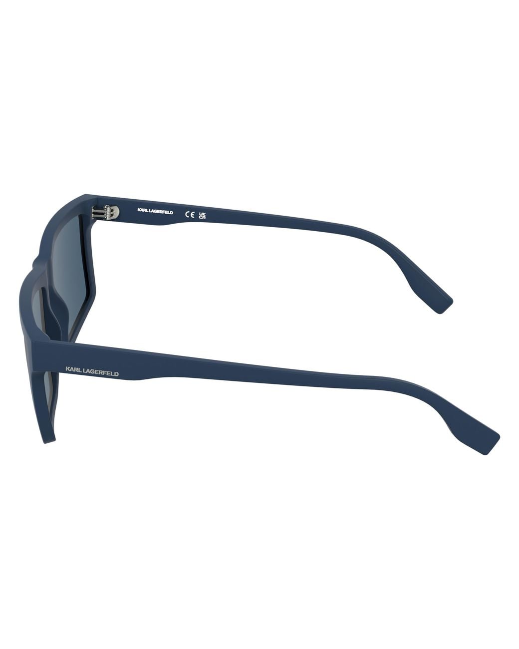 Karl Lagerfeld Black Kl6225S 002 Sunglasses Bio-Injected Smoke Squared Normal for men