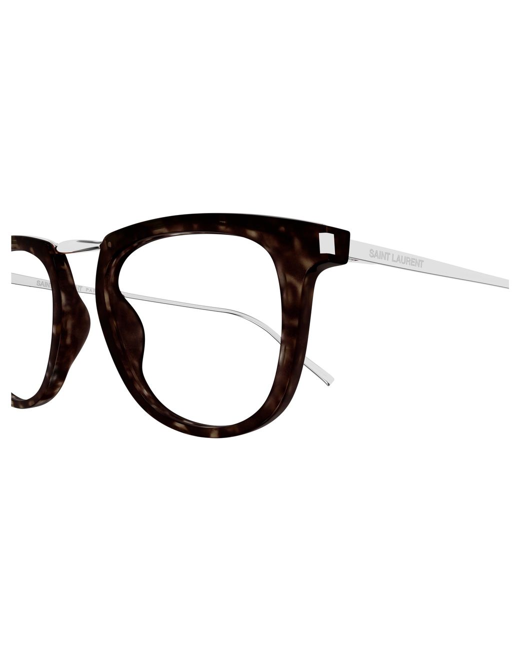 Saint Laurent Black Sl 753 Opt 002 Optical Frames Acetate Transparent Round
