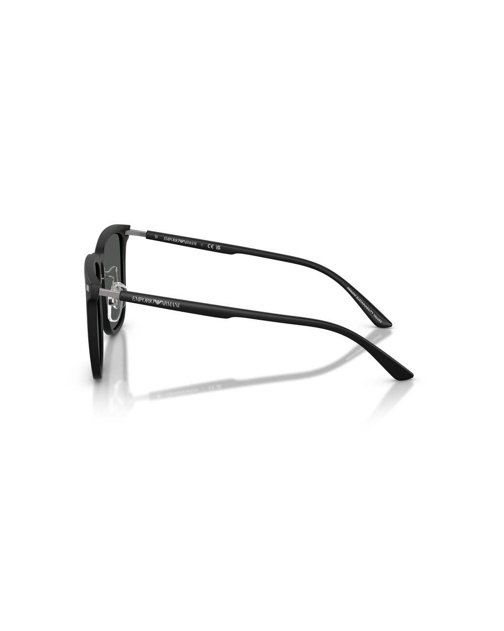 Emporio Armani Black Ea4255D 500187 Sunglasses Injected Geometric Normal