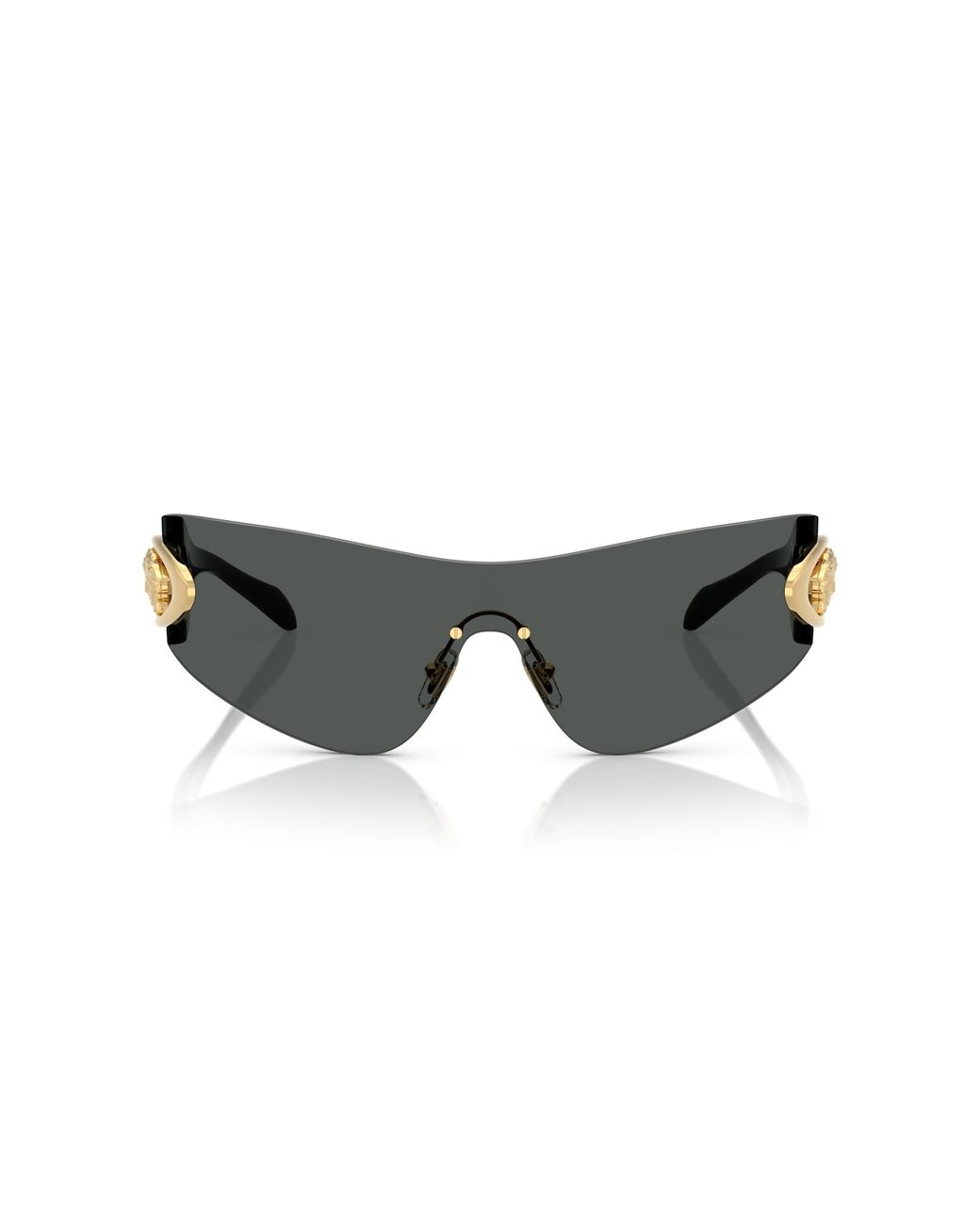 Versace Black Ve2280 100287 Sunglasses Metal Pillow Normal for men