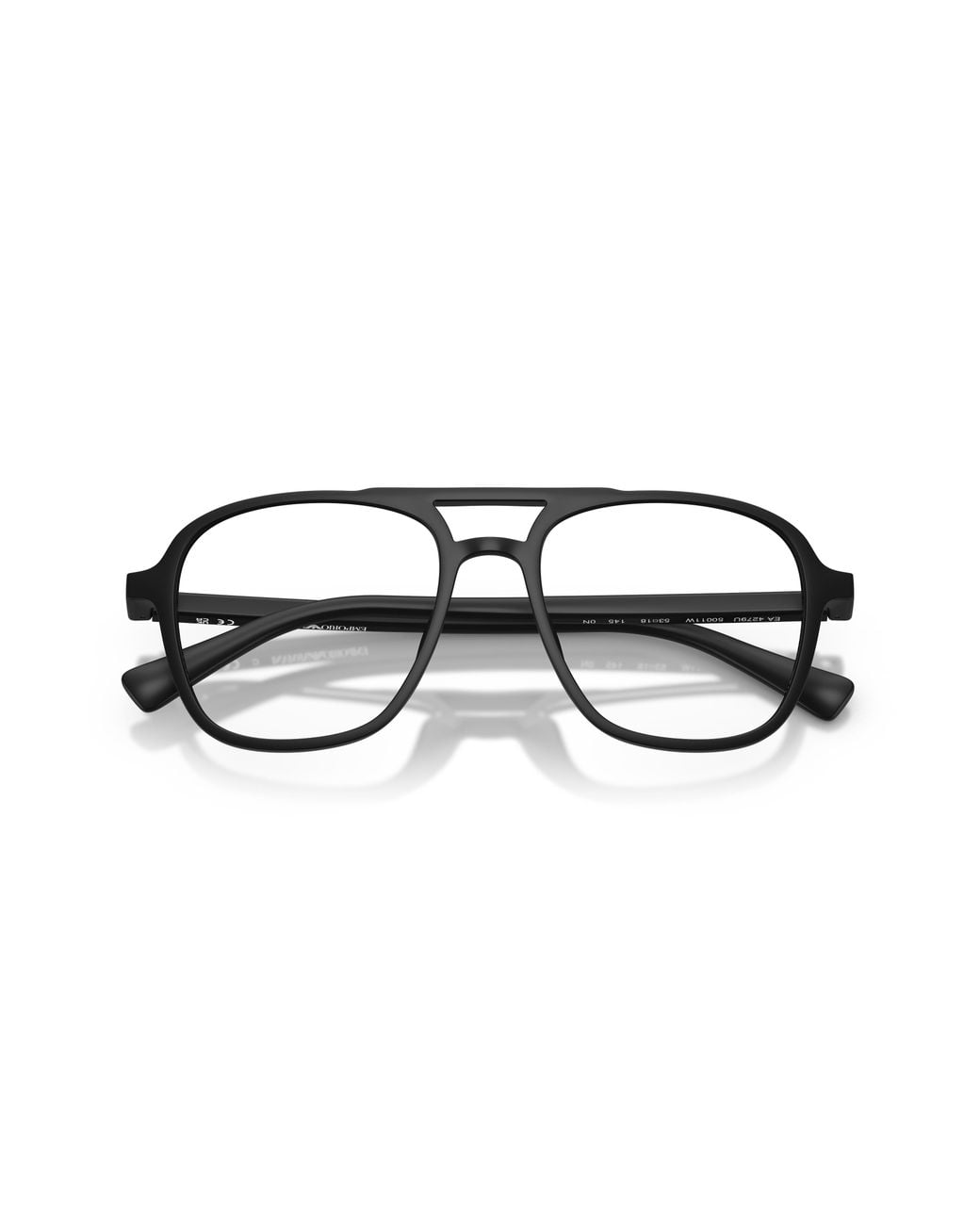 Emporio Armani Black Ea4279U 50011W Sunglasses Injected Transparent Pilot Normal for men