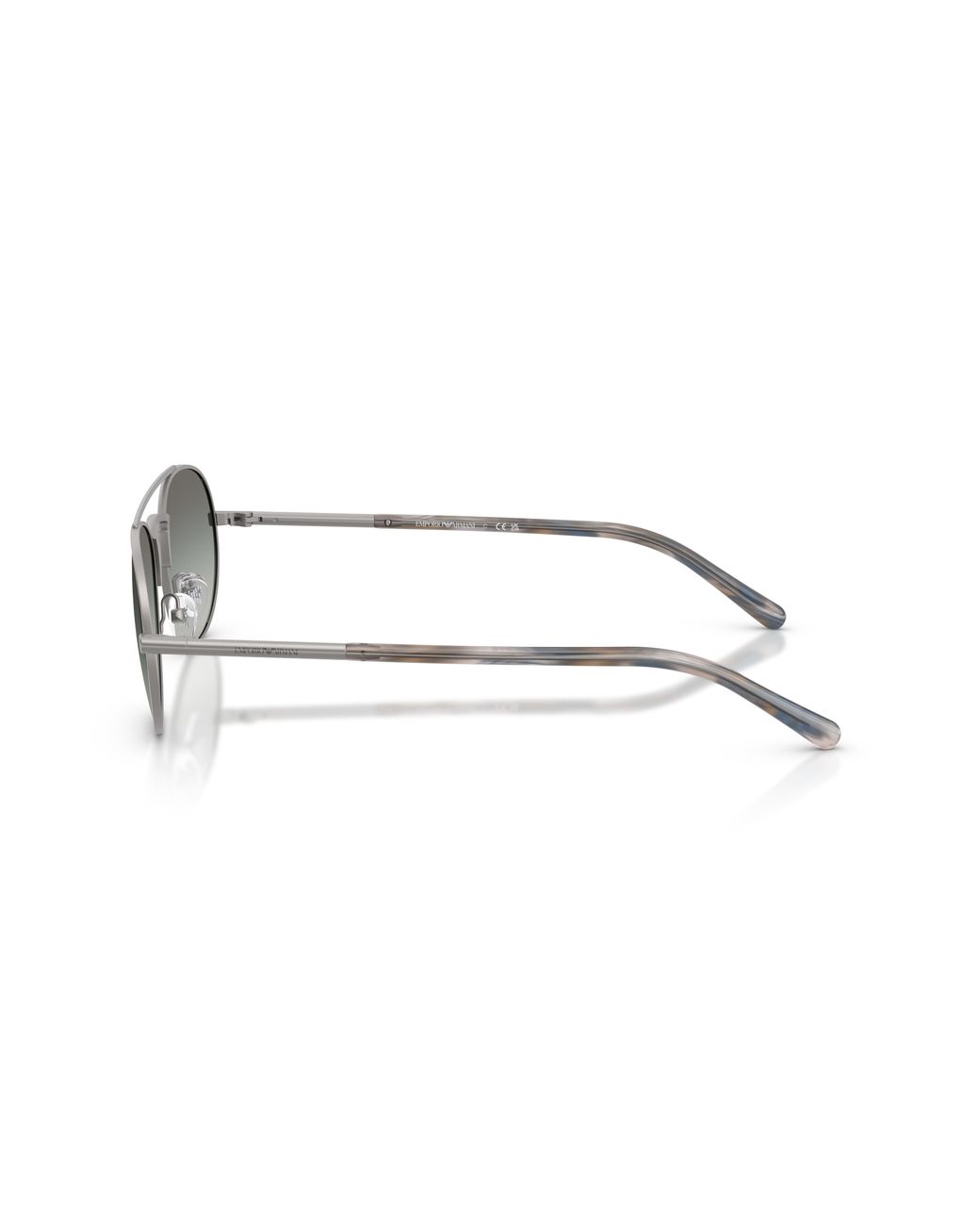 Emporio Armani Black Ea2171 300311 Sunglasses Metal Pilot Normal Shaded for men