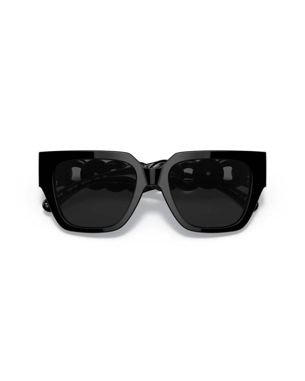 Versace Black Ve4409 Gb1/87 Sunglasses Acetate Squared Normal