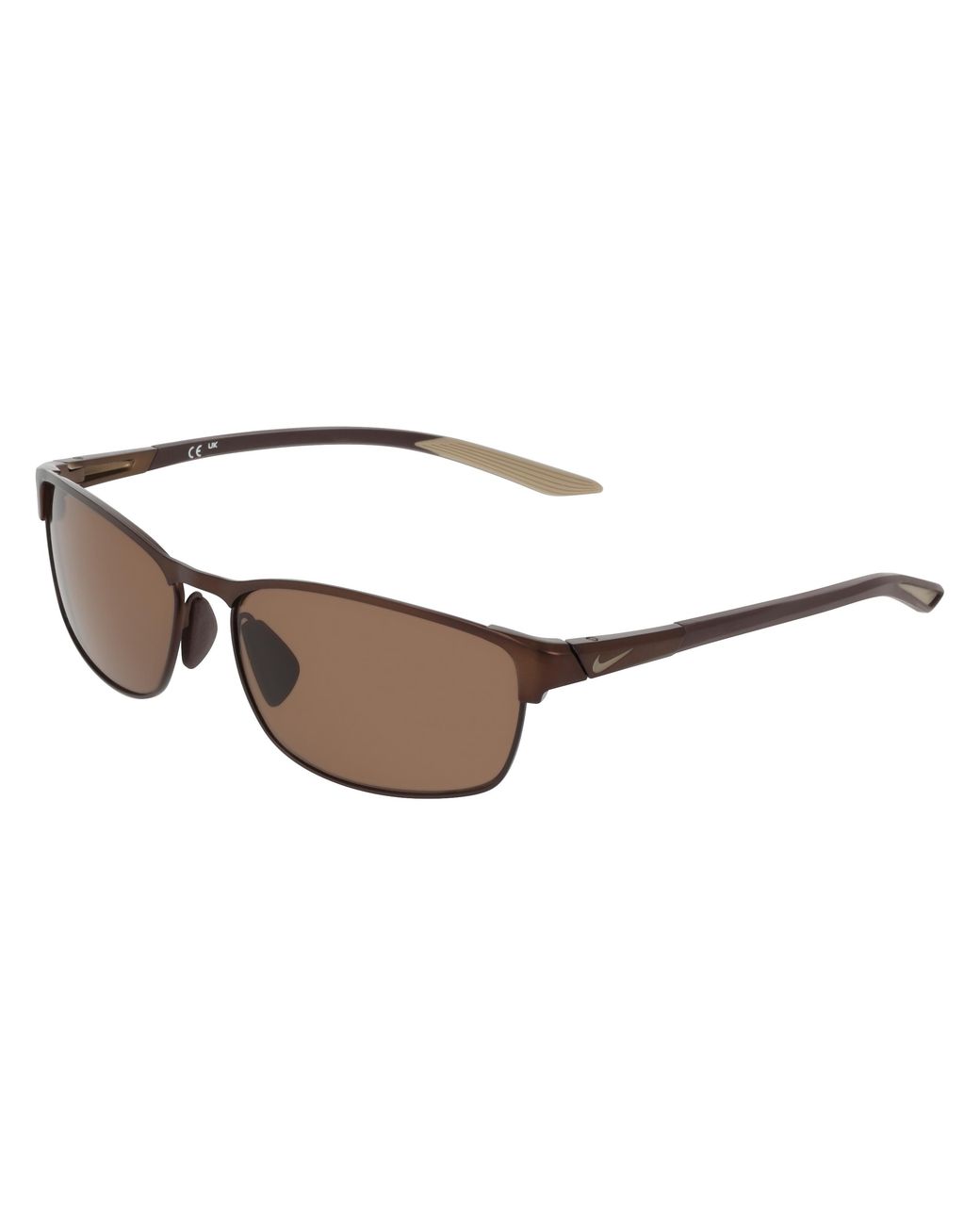 Nike Black Modern Metal Dz7364 200 Sunglasses Metal Squared Normal for men