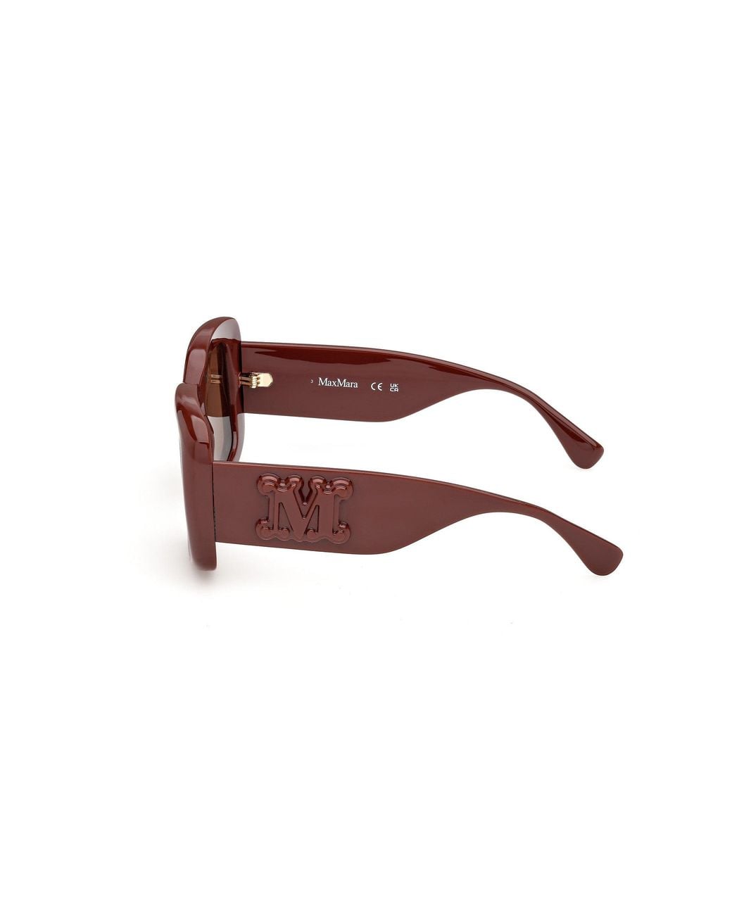 Max Mara Pink Mm0207 74E Sunglasses Injected Butterfly Normal