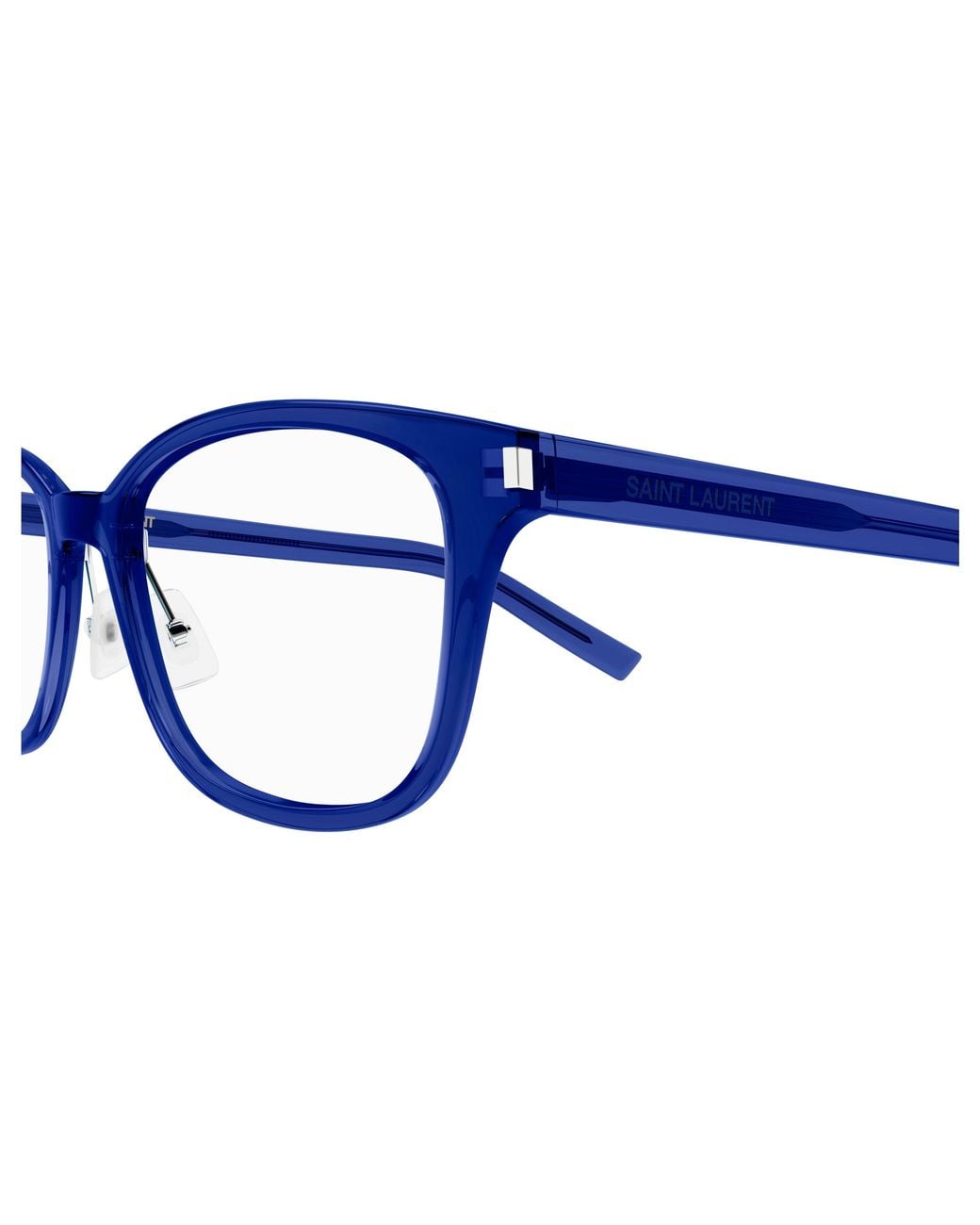 Saint Laurent Black Sl 288/J Slim 003 Optical Frames Acetate Transparent Squared