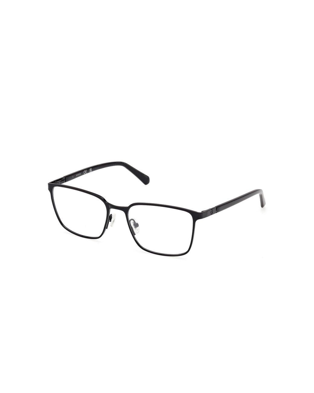 Guess Black Gu50243 2 Optical Frames Metal Squared Normal for men
