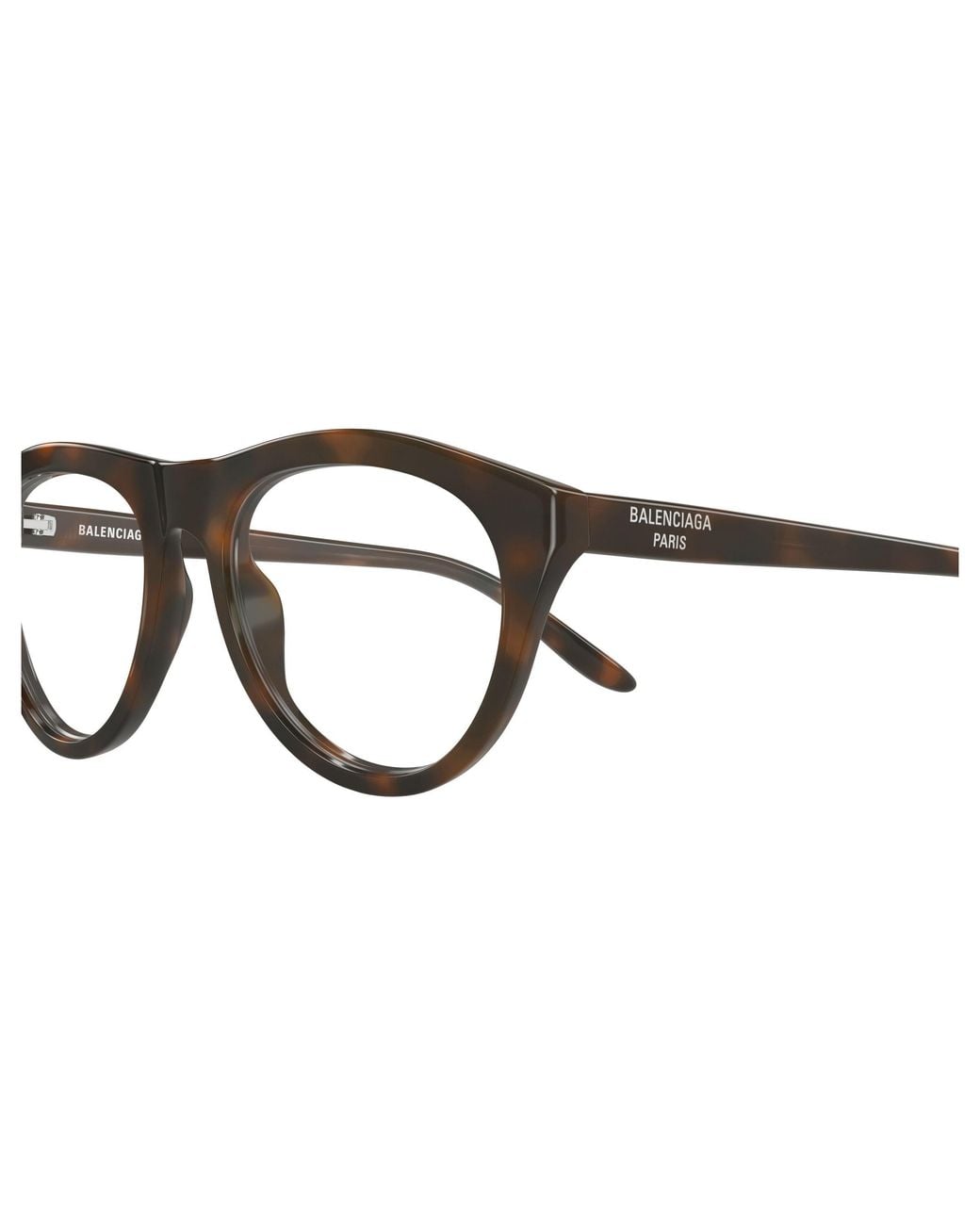 Balenciaga Black Bb0533O 002 Montature Da Vista Acetato Trasparente Pilot