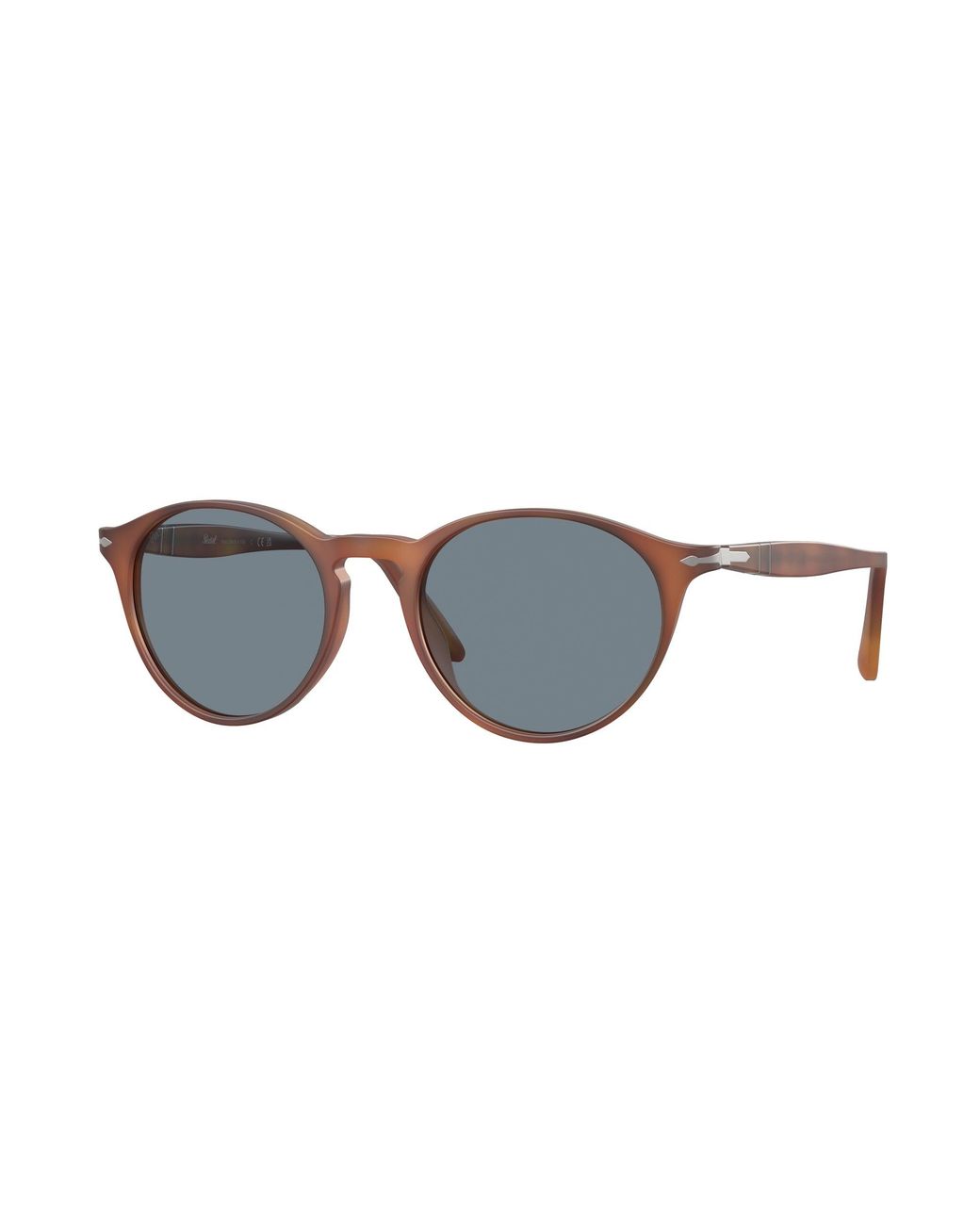 Persol Black Po3092Sm 900656 Sunglasses Acetate Round Normal for men