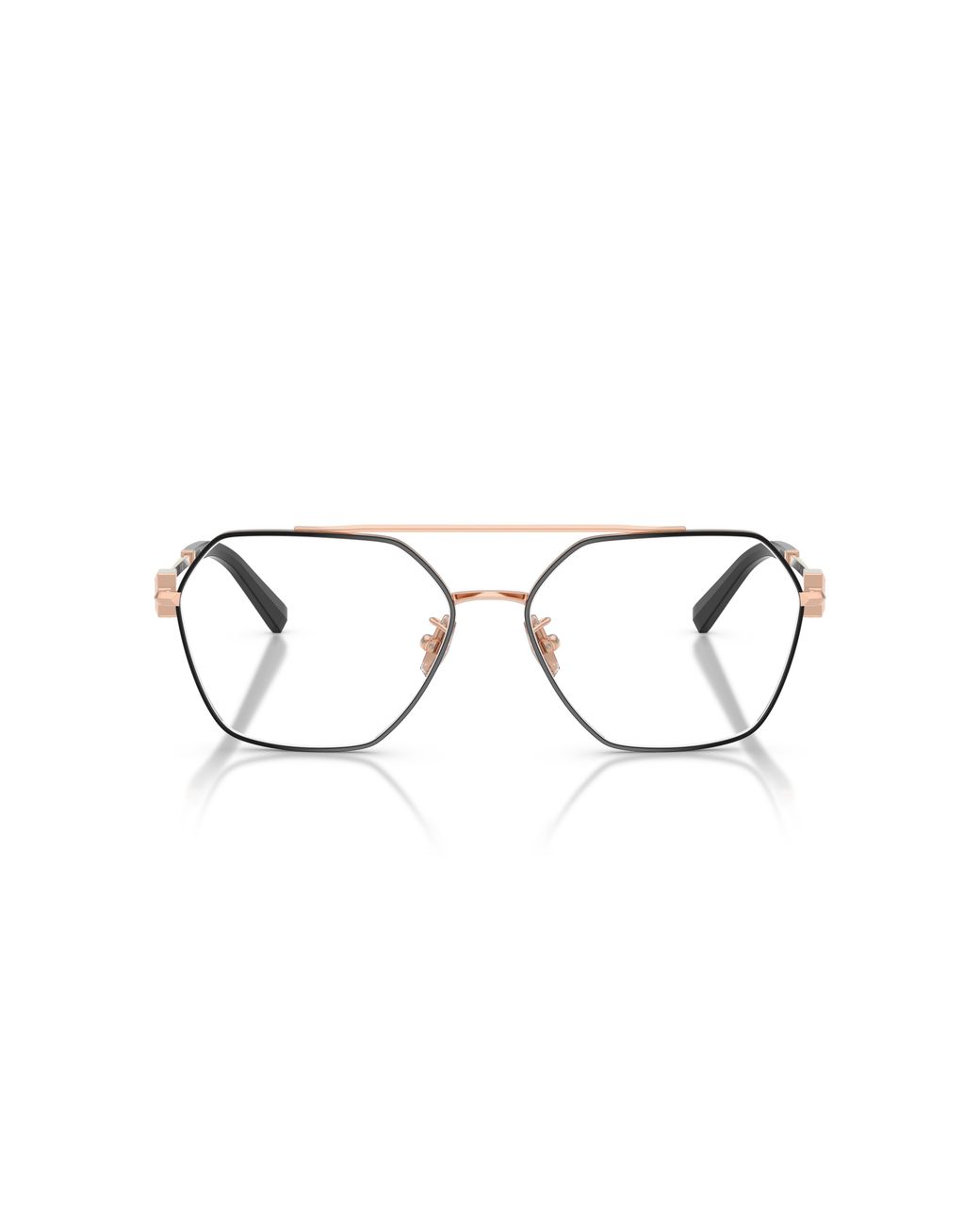 Tiffany & Co Black Tf1169 6105 Optical Frames Steel Geometric Normal