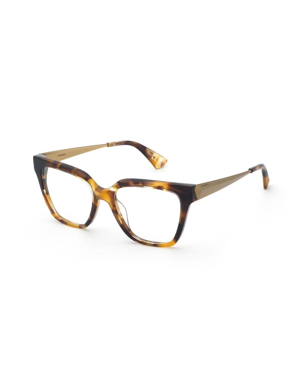 Nina Ricci Black Vnr476 0Agk Optical Frames Acetate Squared