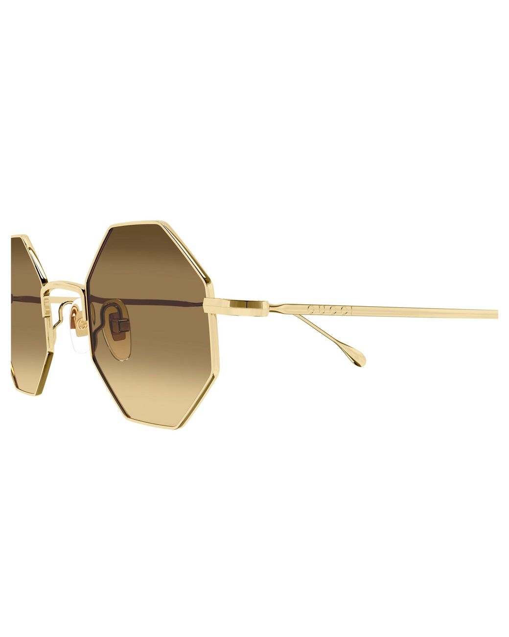 Gucci Black Gg1814S 002 Sunglasses Metal Geometric