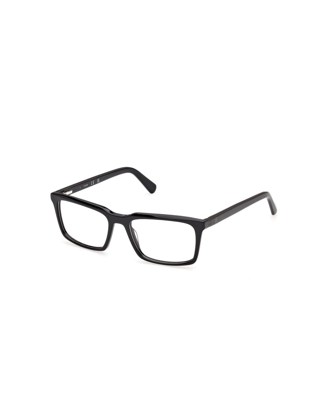 Guess Black Gu50448 1 Optical Frames Acetate Squared Normal for men
