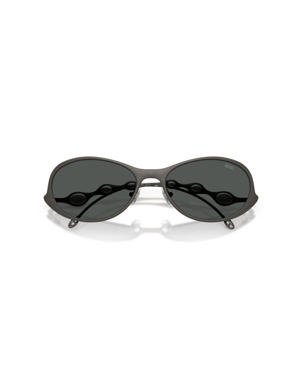 DIESEL Black Dl1014 100987 Sunglasses Metal Round Normal