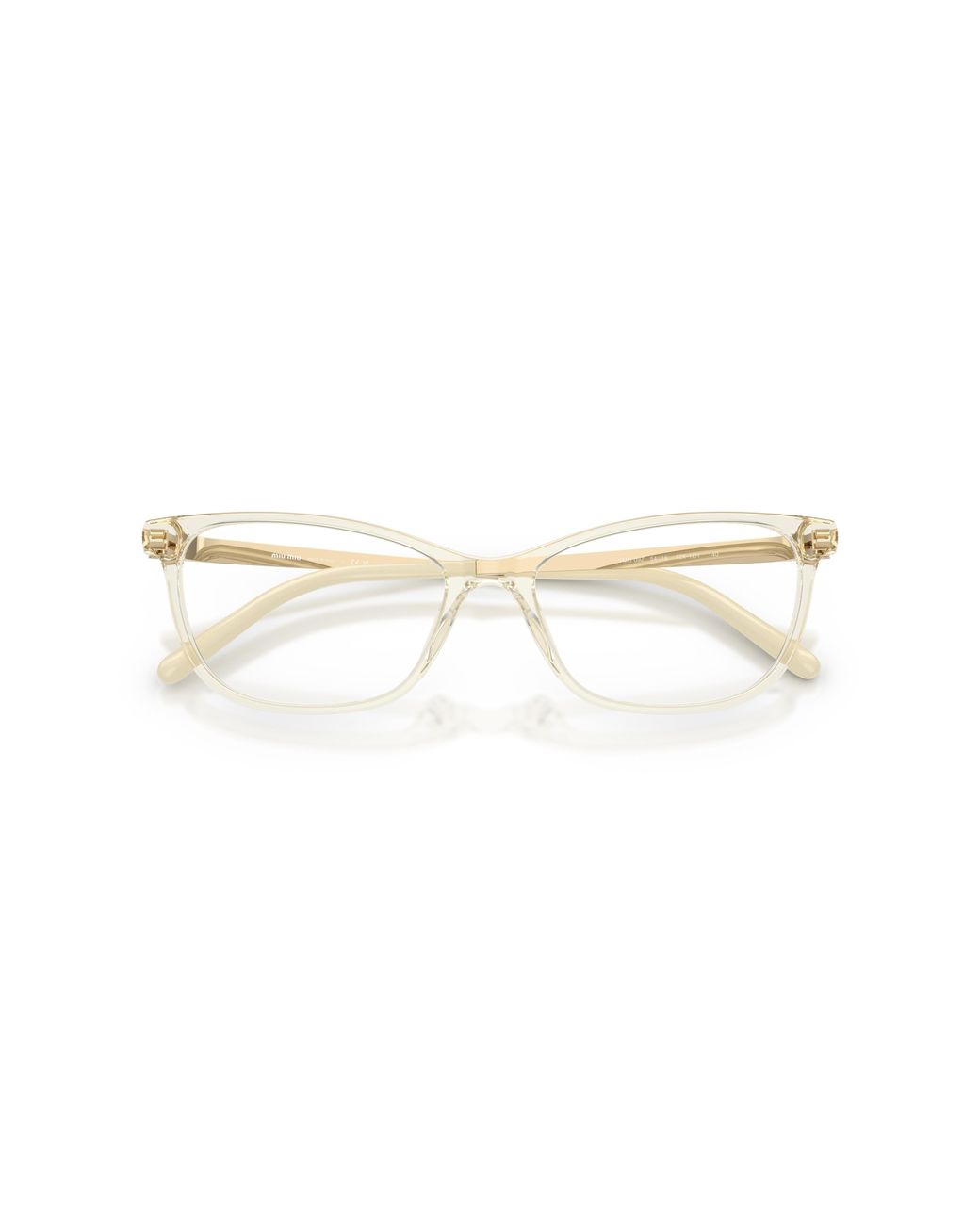 Miu Miu Black Mu 09Zv 12X1O1 Optical Frames Acetate Transparent Cat Eye Normal