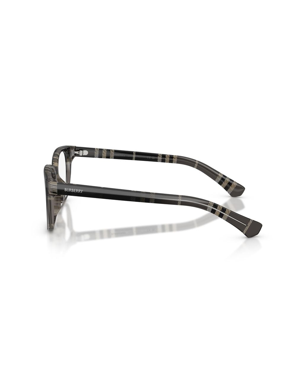 Burberry Black Be2462D 4200 Optical Frames Acetate Transparent Squared Normal