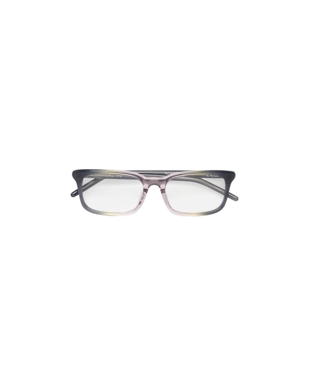 Retrosuperfuture Black Eqo Numero 146 Side Fade Optical Frames Acetate Squared