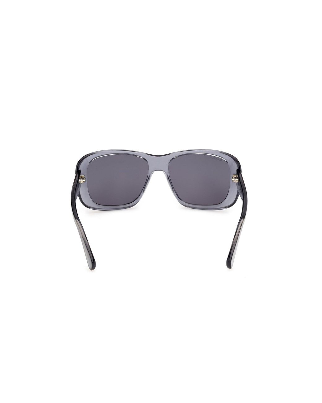 MAX&Co. Black Mo0177 84A Sunglasses Injected Smoke Squared Normal