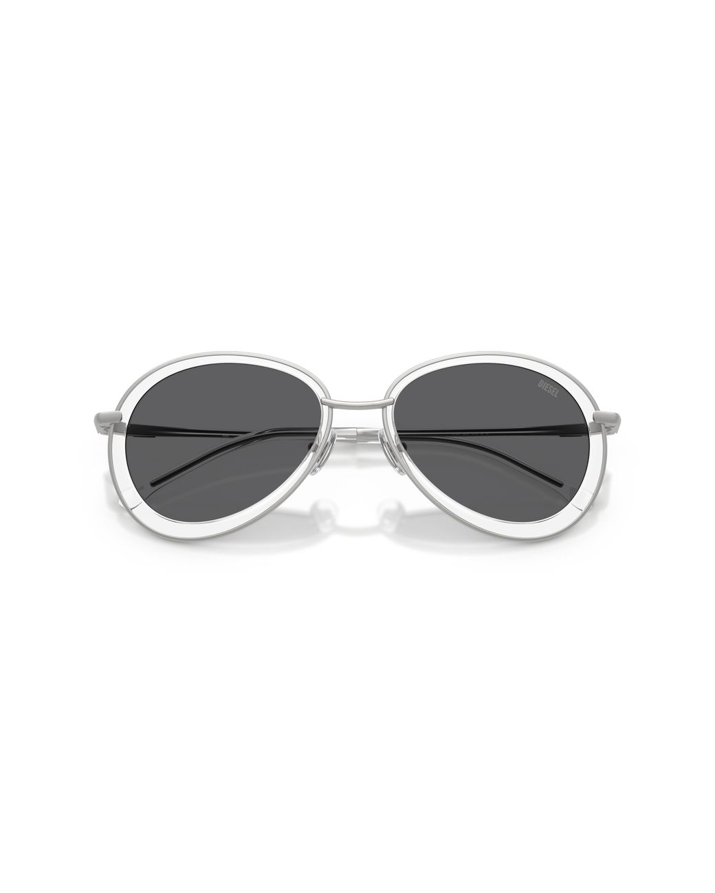 DIESEL Black Dl1016 100787 Sunglasses Metal Round Normal