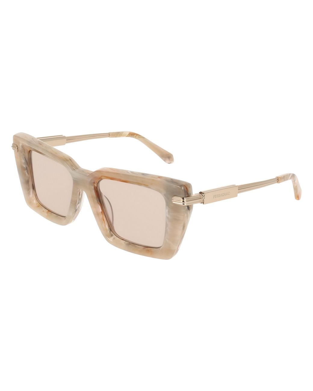 Ferragamo Black Sf2089S 026 Sunglasses Acetate Squared Normal