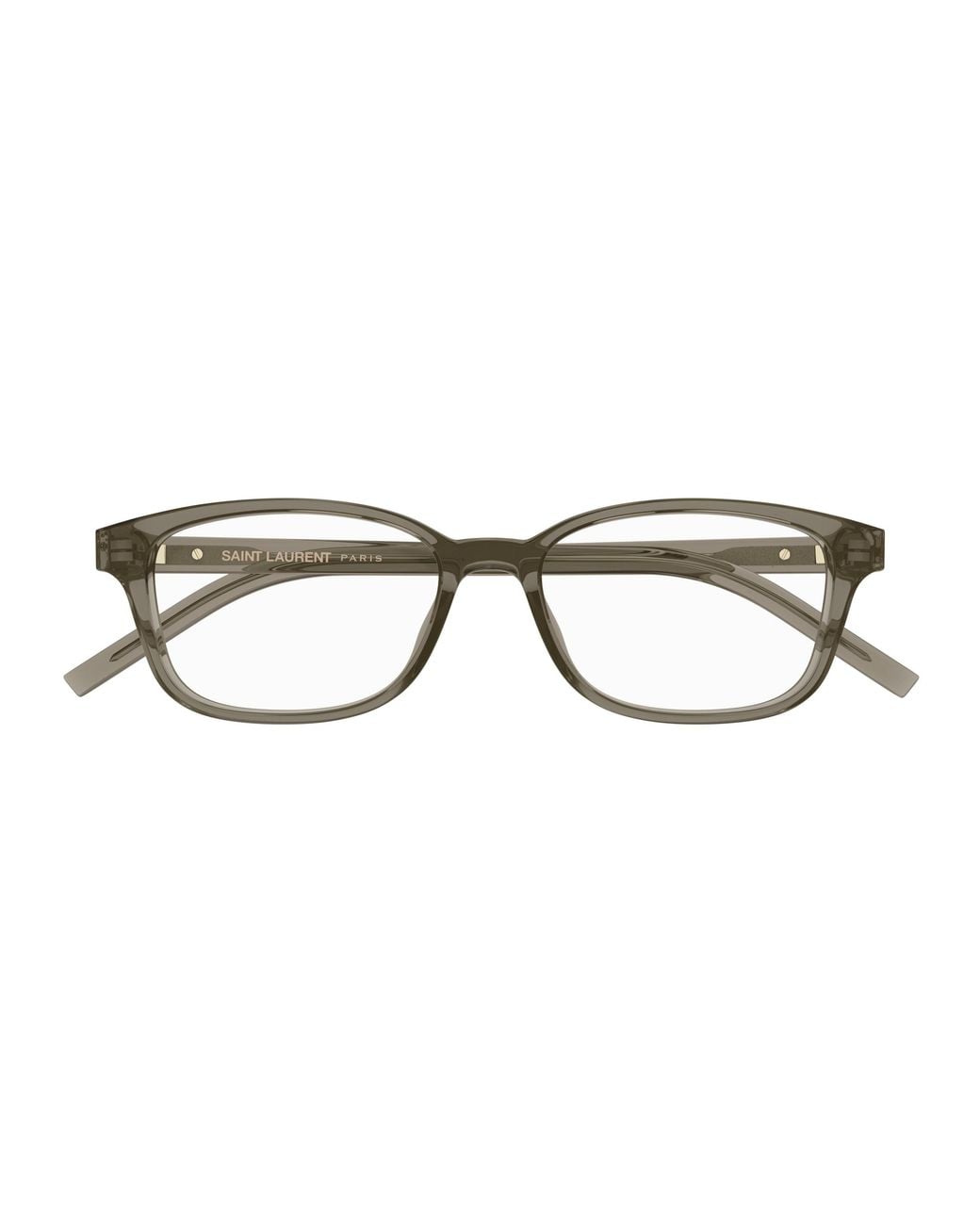 Saint Laurent Black Sl M151/J 004 Optical Frames Acetate Transparent Squared