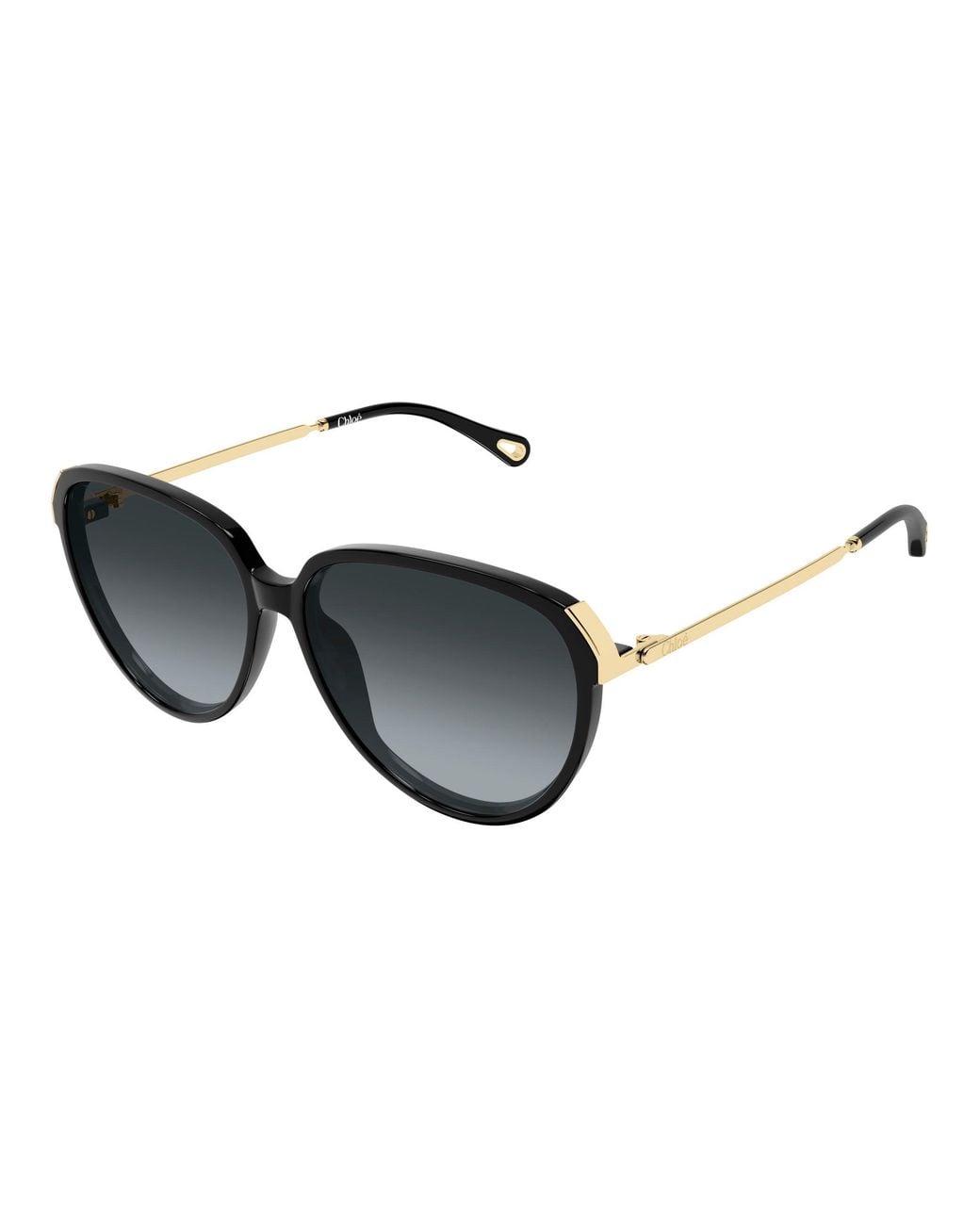 Chloé Black Ch0406S 001 Sunglasses Acetate Round Nuanced
