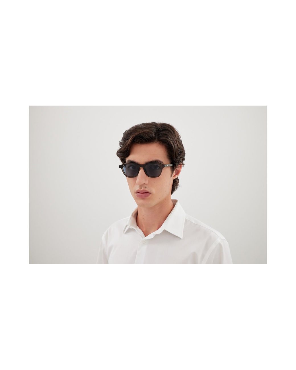 Montblanc Black Mb0384S 003 Sunglasses Acetate Round for men