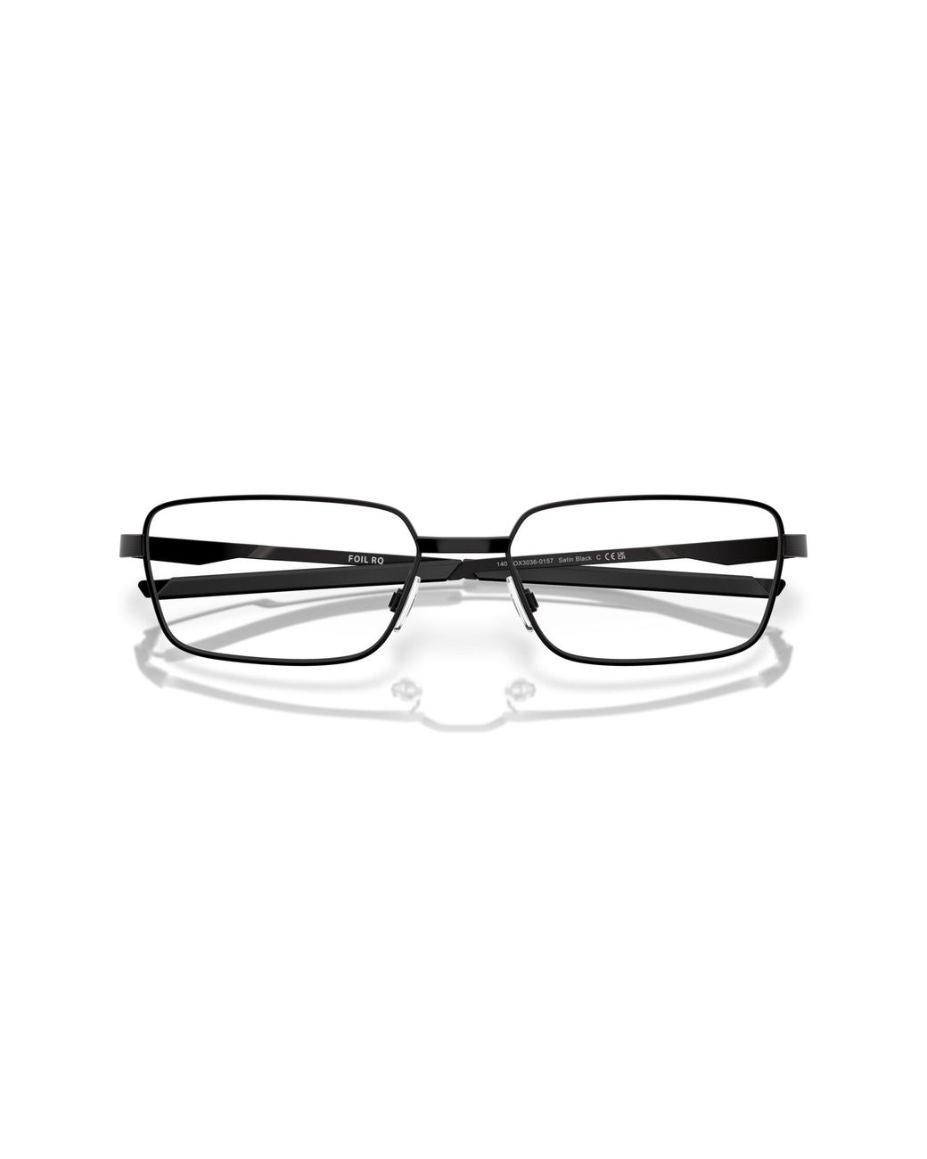 Oakley Black Ox3036 Foil Rq 303601 Optical Frames Metal Squared Normal for men