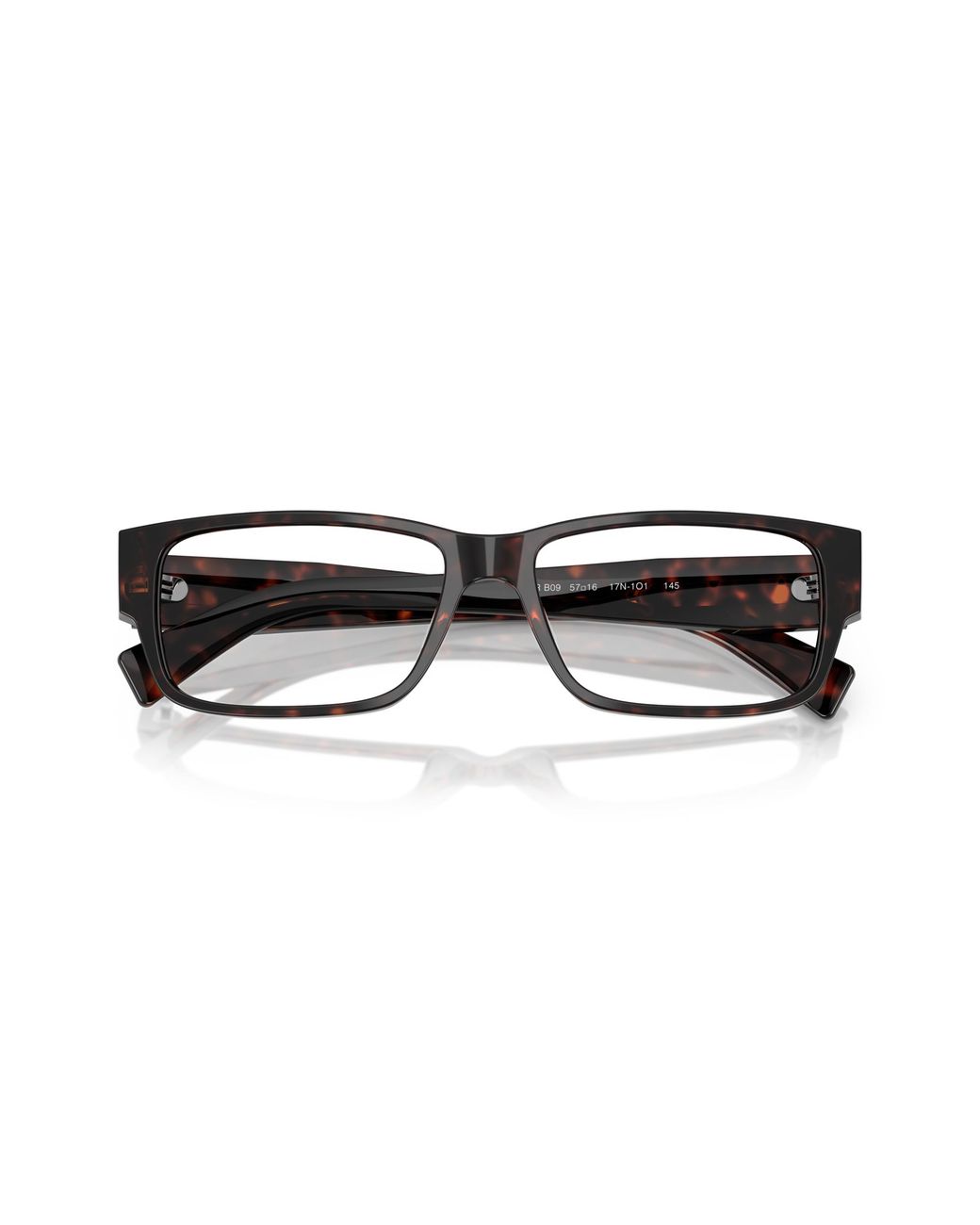 Prada Black Pr B09V 17N1O1 Optical Frames Acetate Squared Normal for men