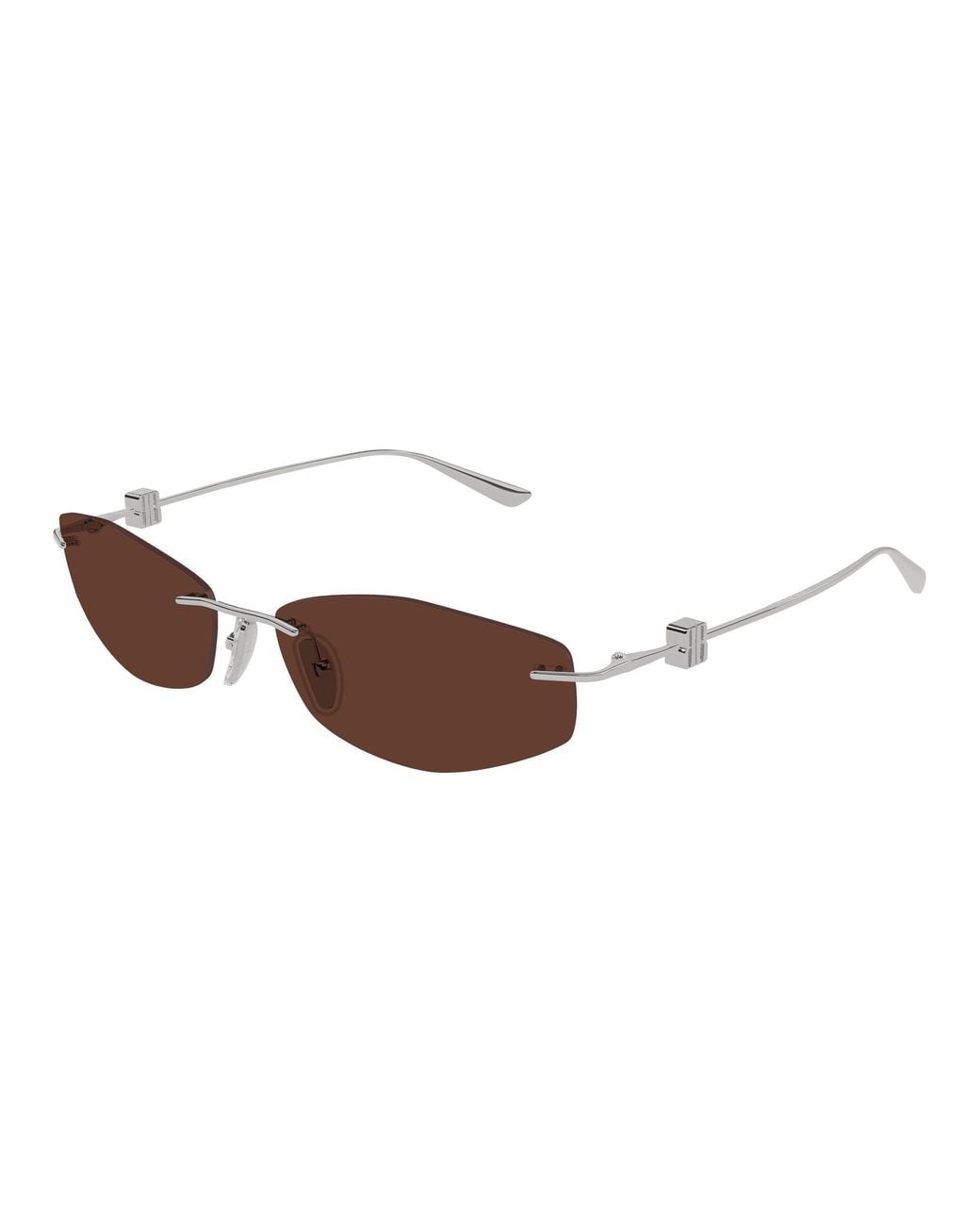 Balenciaga Black Bb0535S 002 Sunglasses Metal Geometric