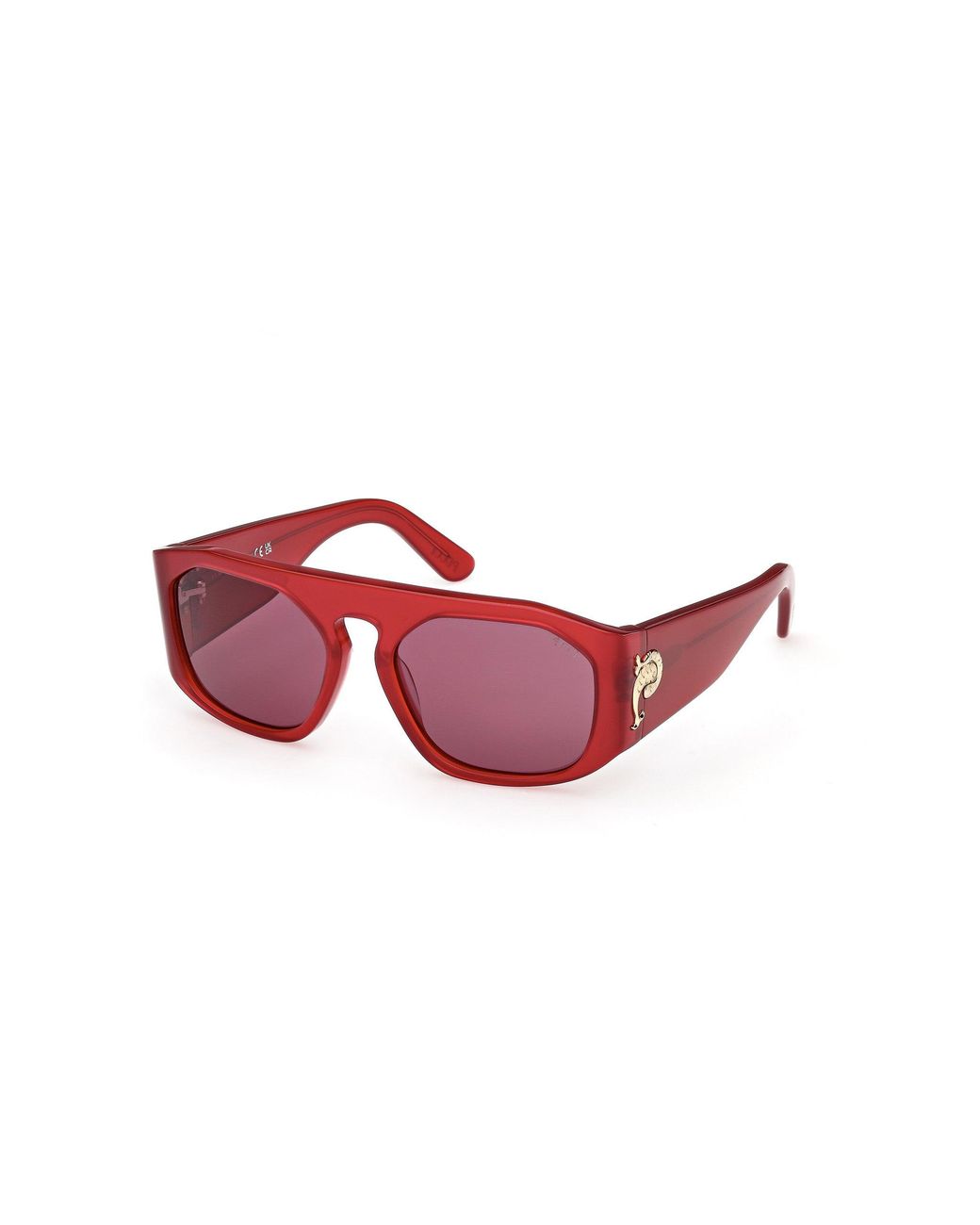 Emilio Pucci Ep0242 66S Sunglasses Acetate Bordeaux Squared Normal