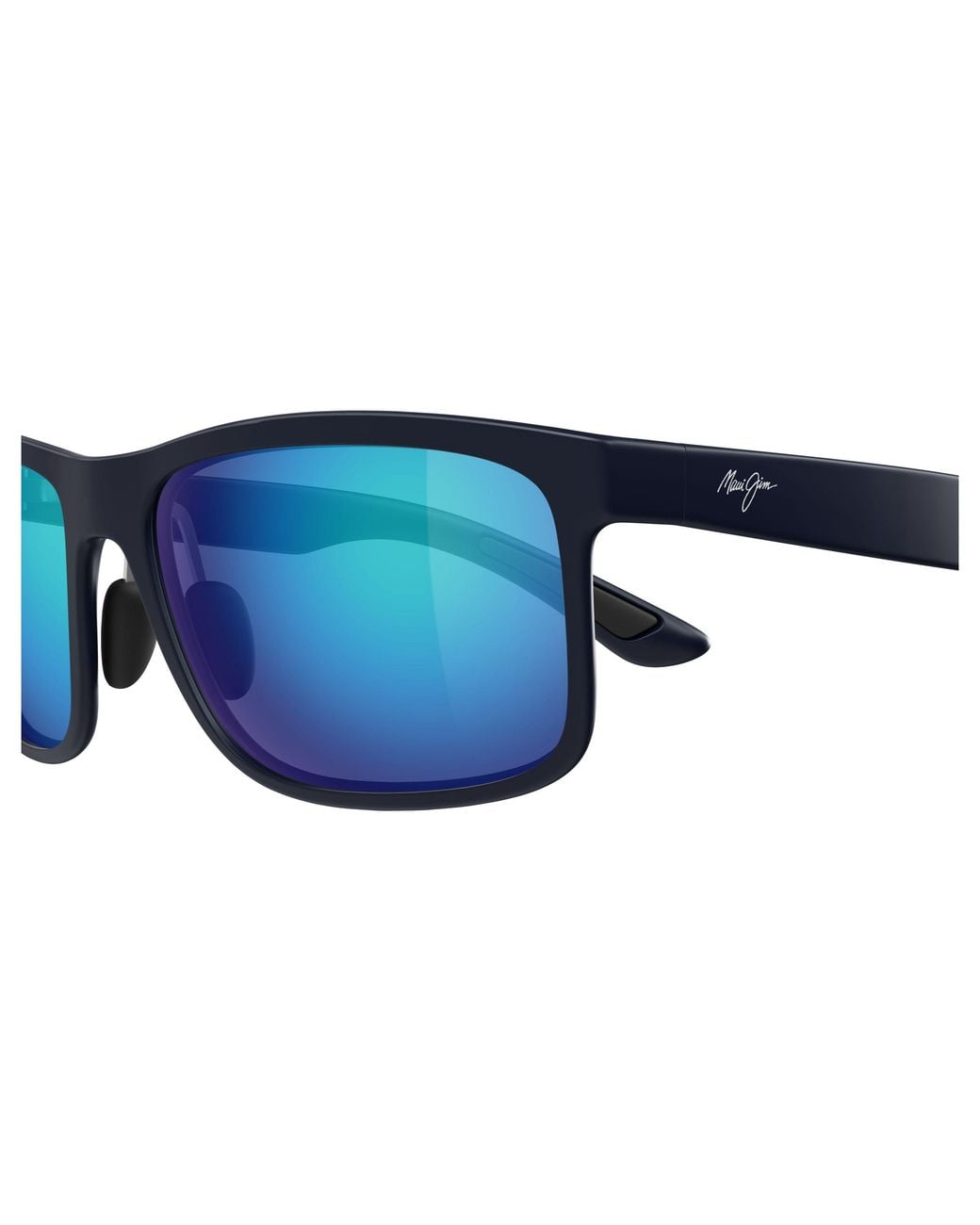 Maui Jim Black Mj0449S 002 Occhiali Da Sole Iniettato Squadrata