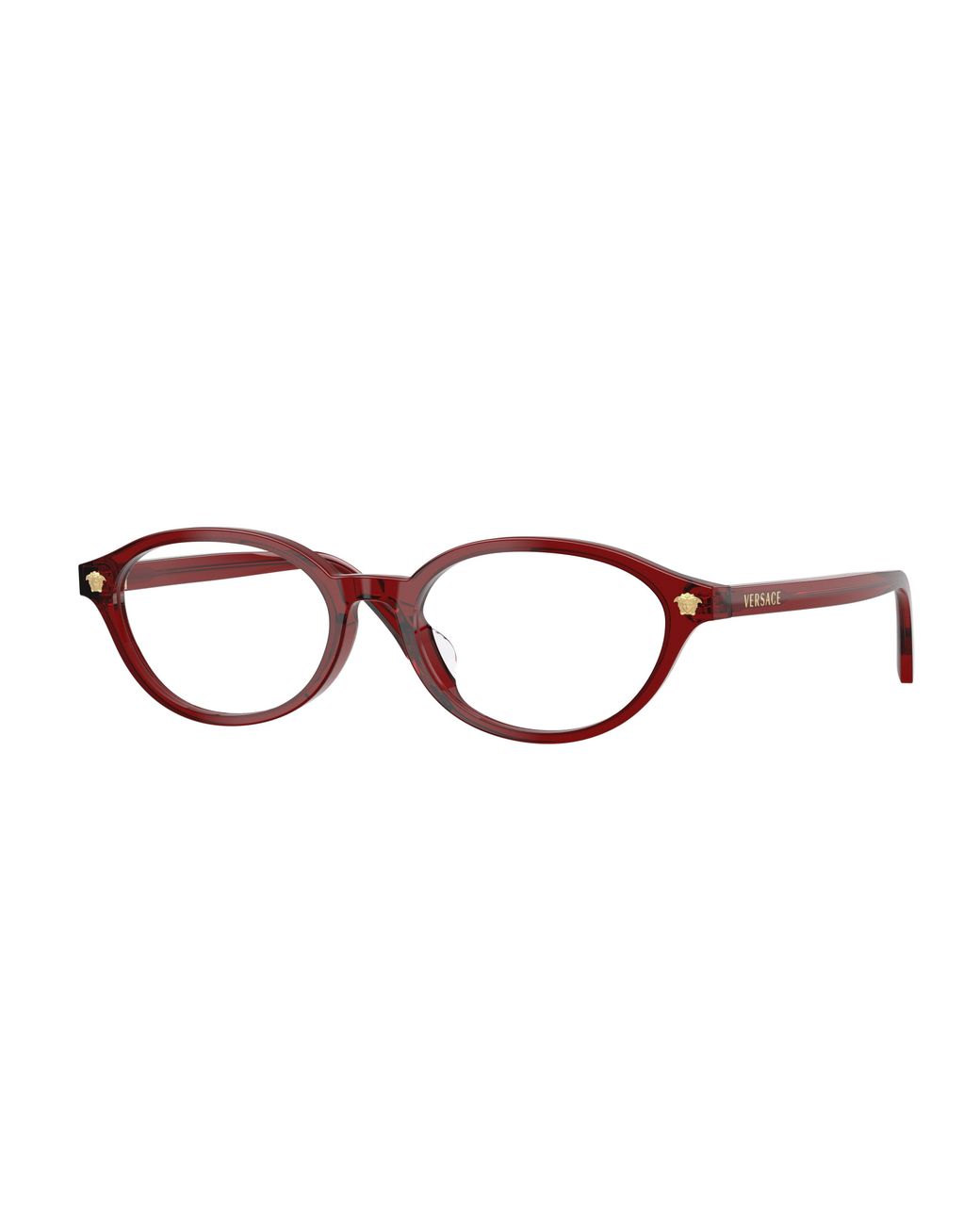 Versace Black Ve3393D 5540 Optical Frames Acetate Transparent Round Normal