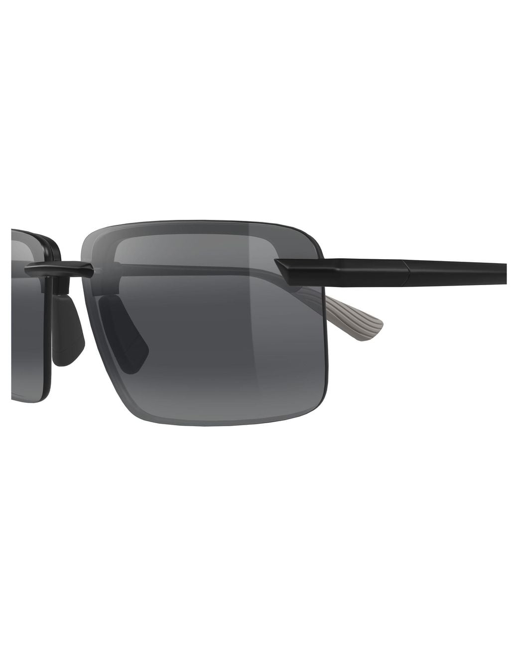 Maui Jim Black Mj0626S 004 Occhiali Da Sole Iniettato Grigio Squadrata