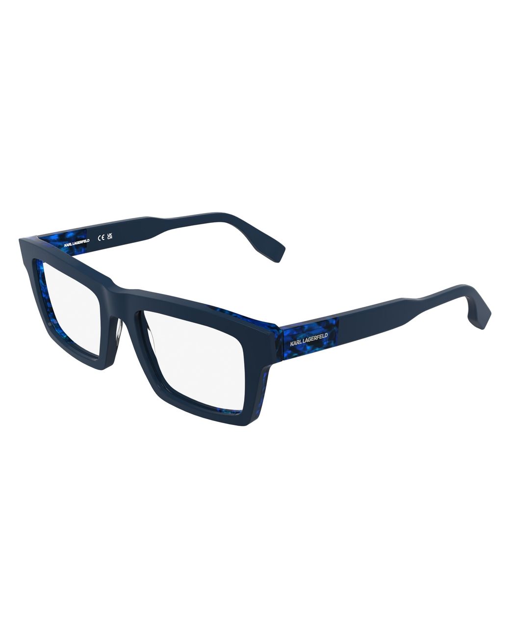 Karl Lagerfeld Black Kl6218 434 Optical Frames Acetate Squared Normal for men