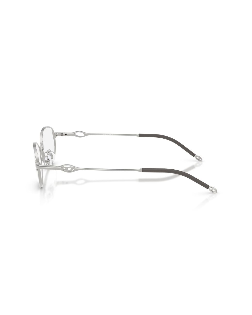 DIESEL Black Dl5004D 1001 Optical Frames Metal Round Normal