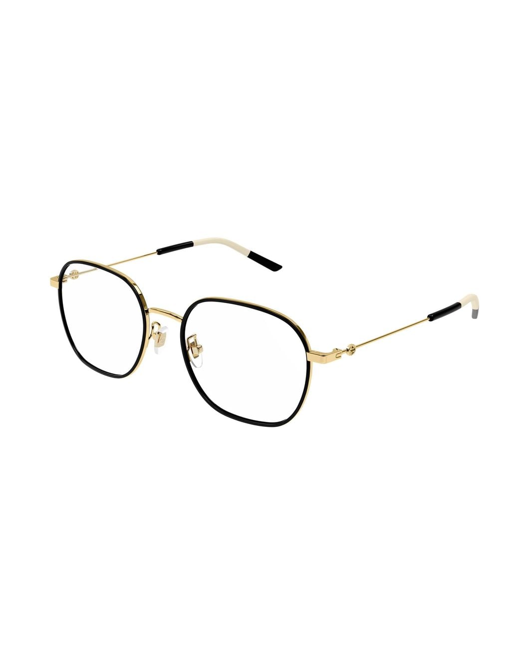 Gucci Black Gg1198Oa 003 Optical Frames Metal Squared