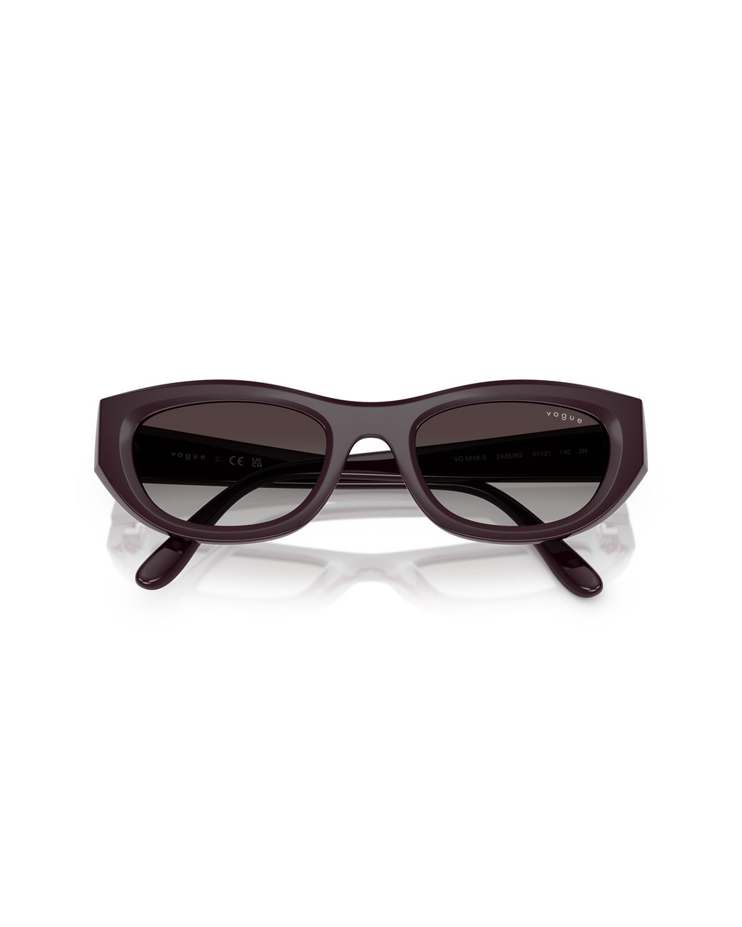 Vogue Eyewear Black Vo5616S 24268G Sunglasses Nylon Cat Eye Normal Nuanced