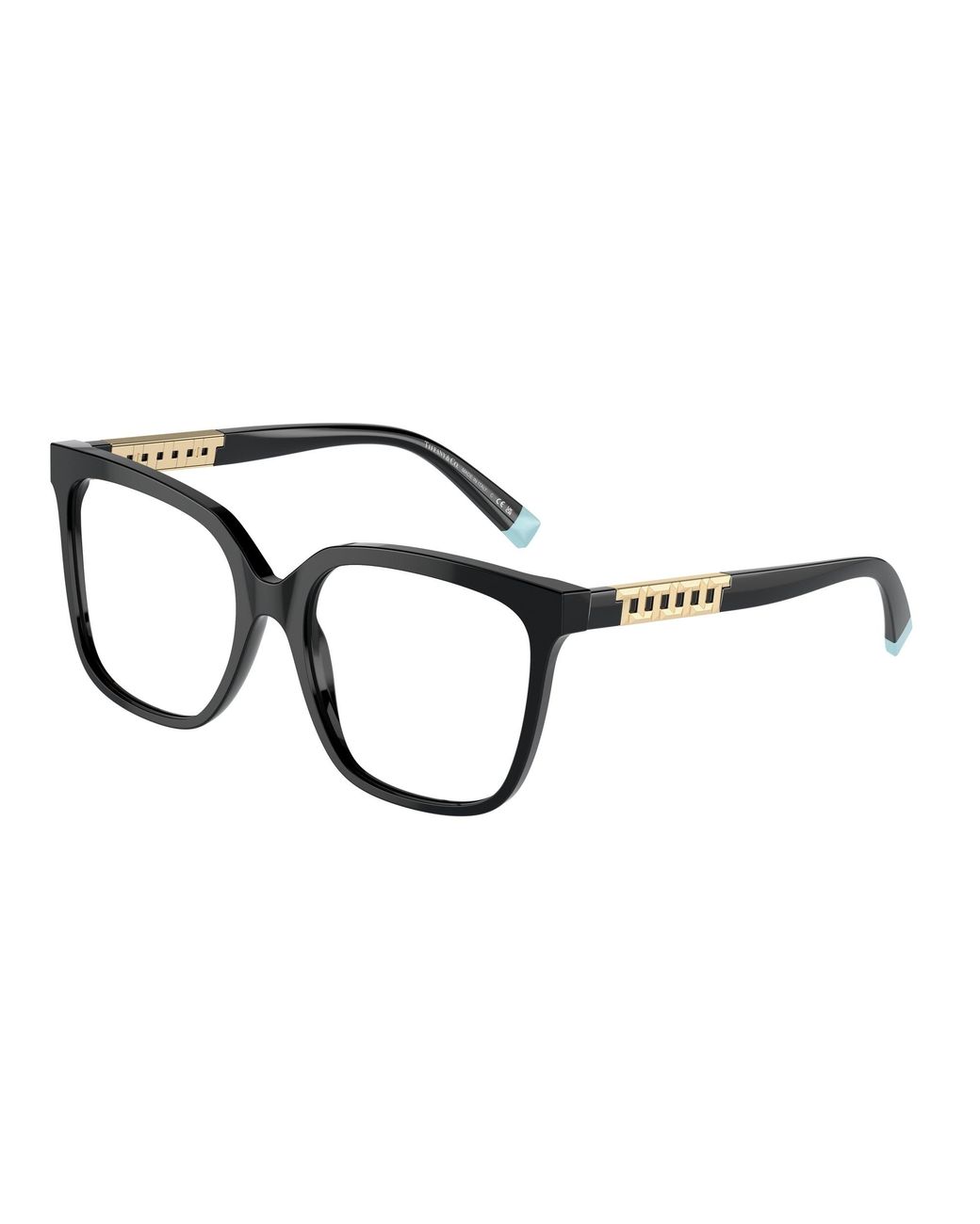 Tiffany & Co Black Tf2227 8001 Optical Frames Acetate Squared Normal