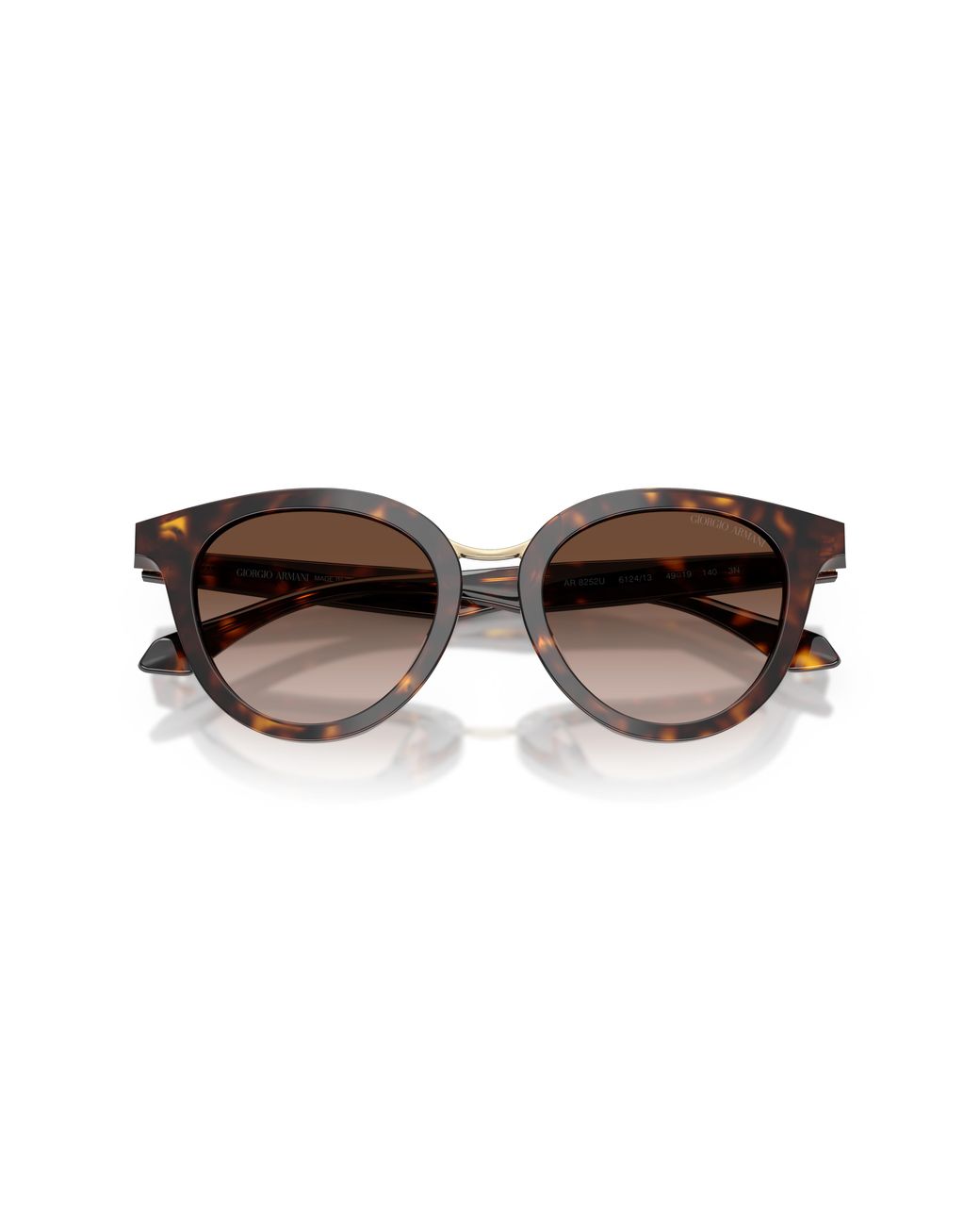 Giorgio Armani Black Ar8252U 612413 Sunglasses Acetate Round Normal Nuanced