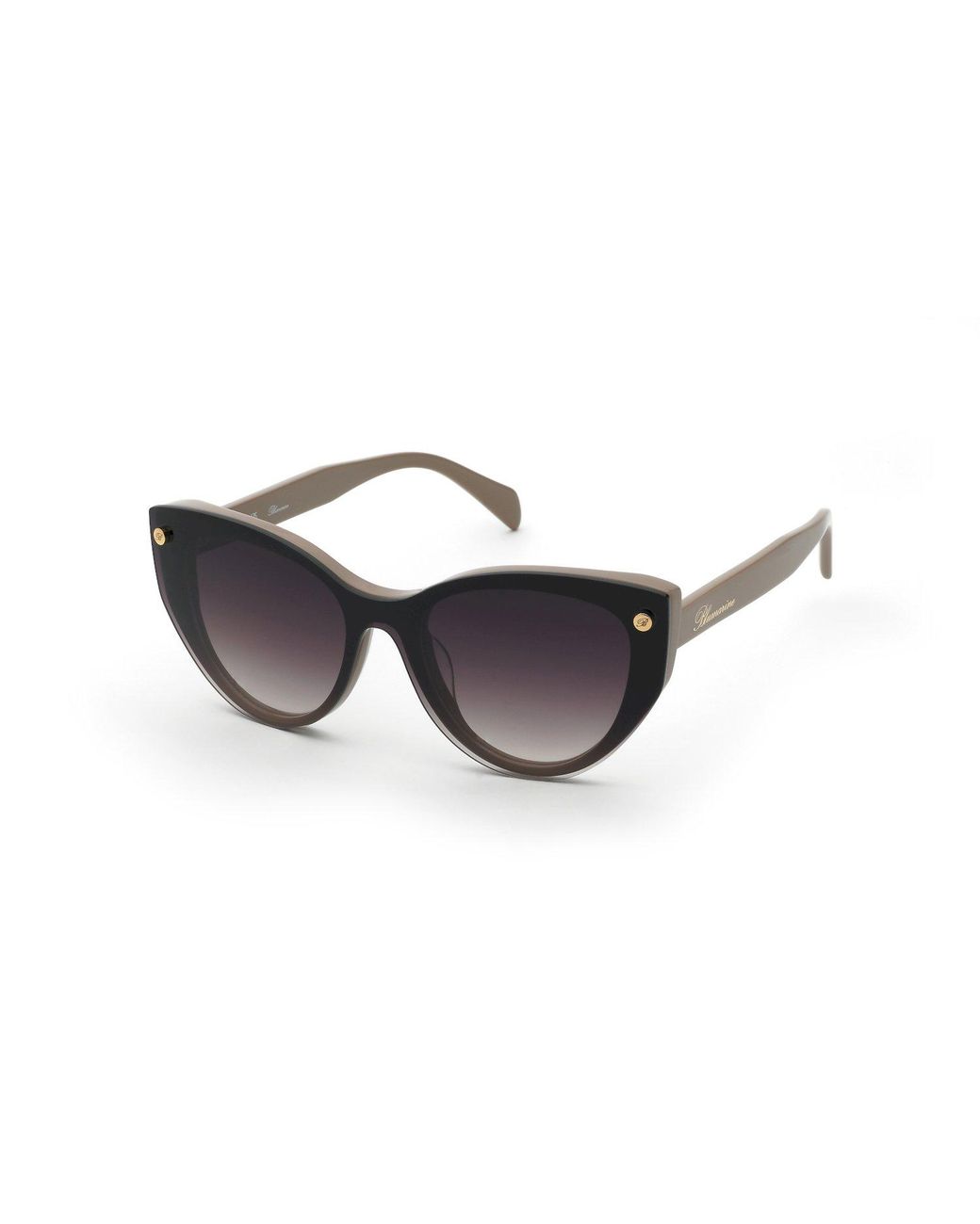 Blumarine Black Ubm882 06K6 Optical Frames Acetate Butterfly Normal Shaded